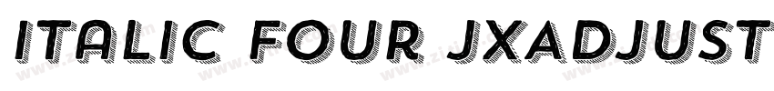 Italic Four JXAdjust字体转换
